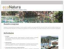 Tablet Screenshot of econatura.com.es
